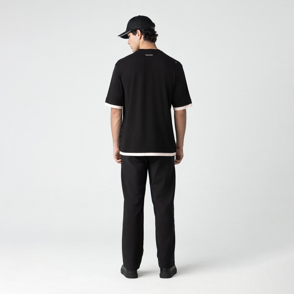 ZAHIR T - SHIRT OVERSIZED MEN BLACK - Monastery | Tienda Oficial Colombia