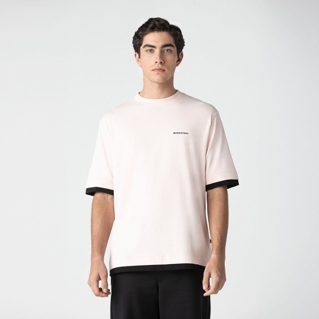 ZAHIR T - SHIRT OVERSIZED MEN ROSE QUARTZ - Monastery | Tienda Oficial Colombia