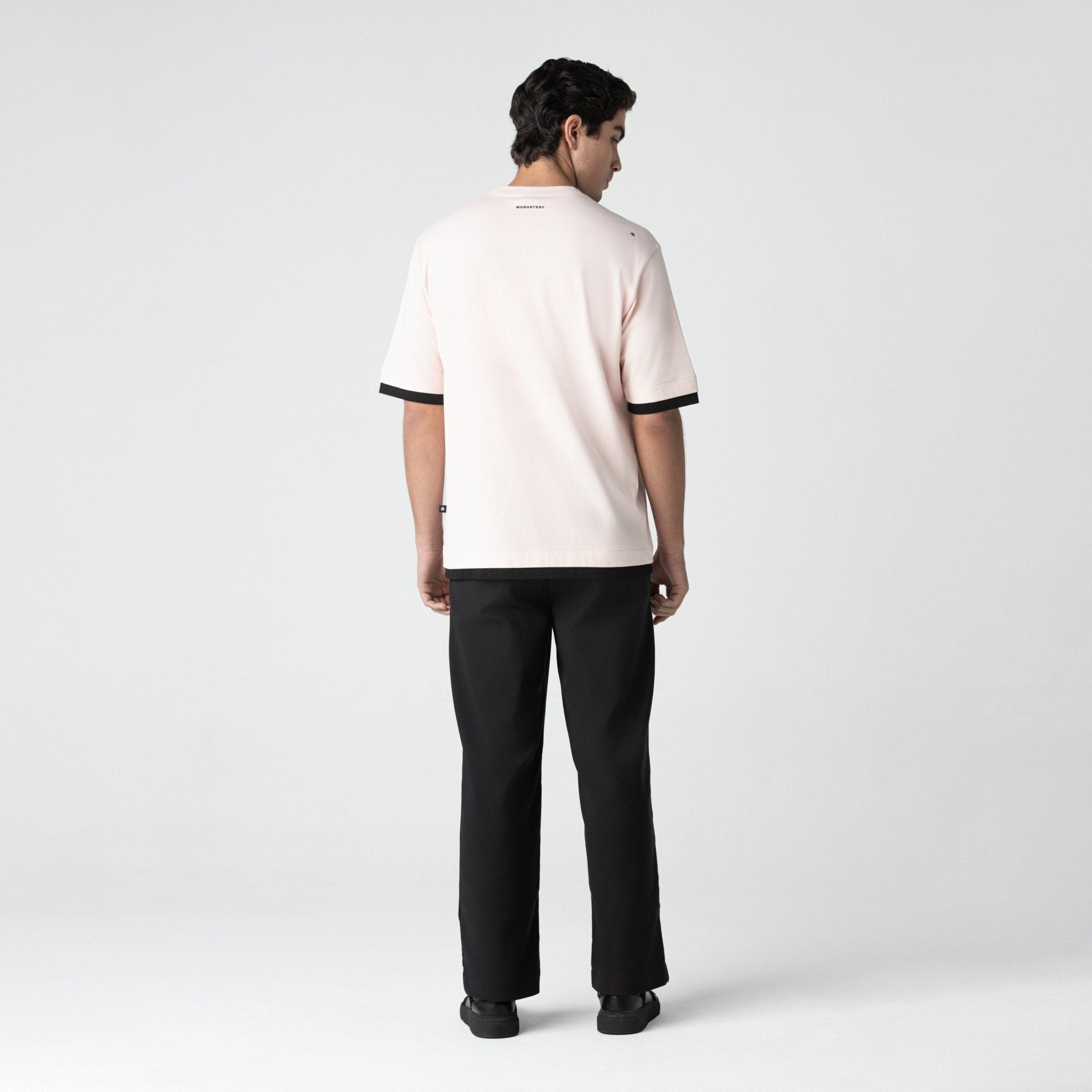 ZAHIR T - SHIRT OVERSIZED MEN ROSE QUARTZ - Monastery | Tienda Oficial Colombia