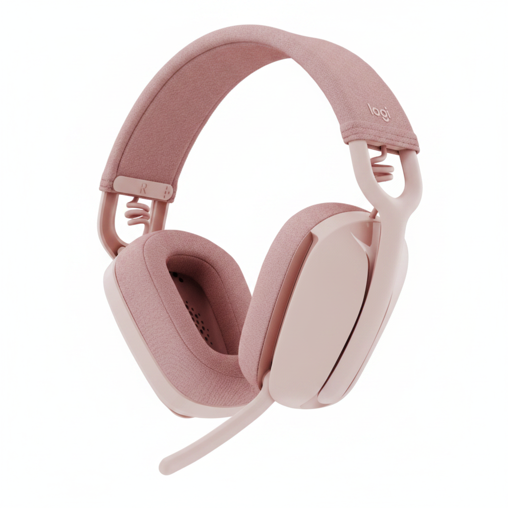 HEADSET LOGITECH ZONE VIBE 100 WIRELESS ROSE
