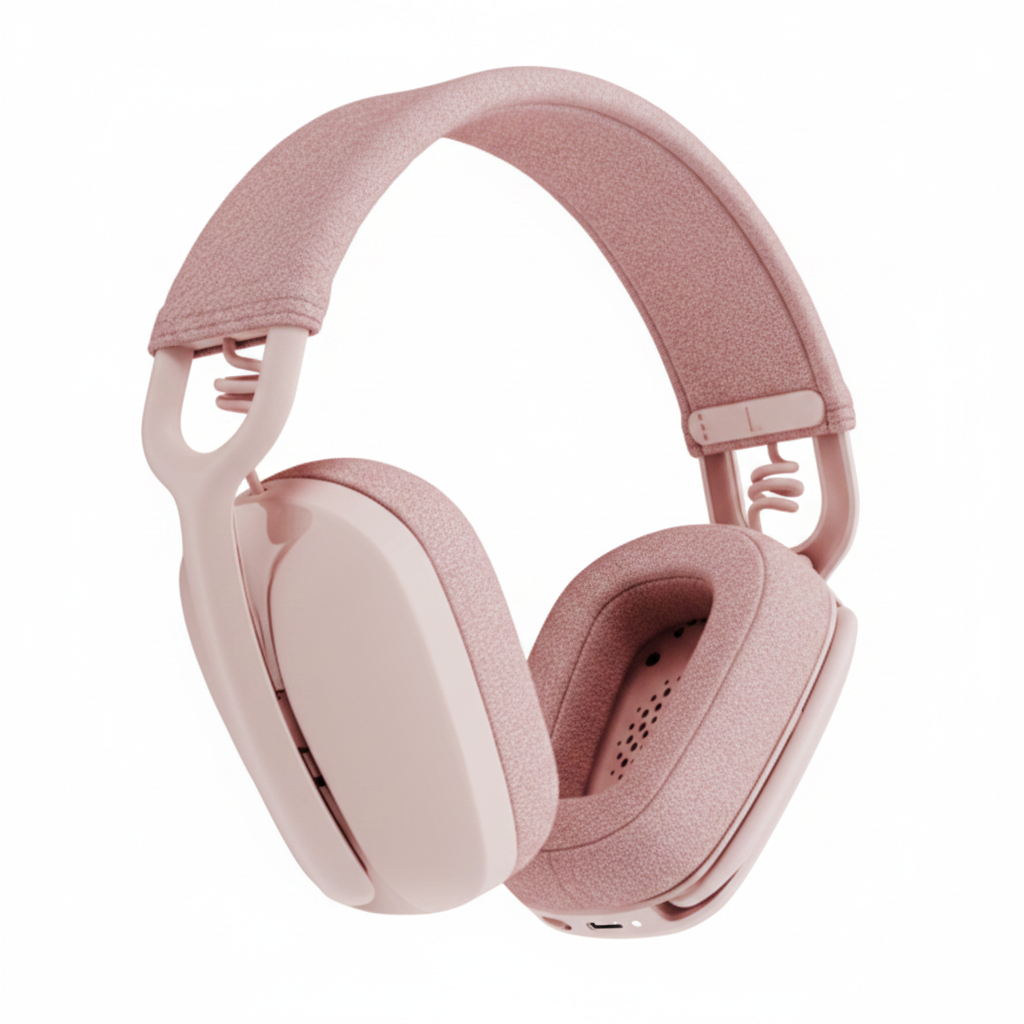 HEADSET LOGITECH ZONE VIBE 100 WIRELESS ROSE